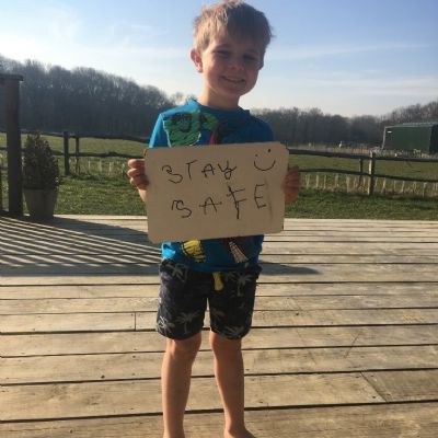 Logan Stay Safe message to his friends